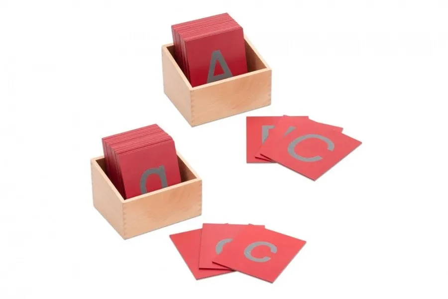 Betzold Fühl- und Tastplatten, Groß- und Kleinbuchstaben