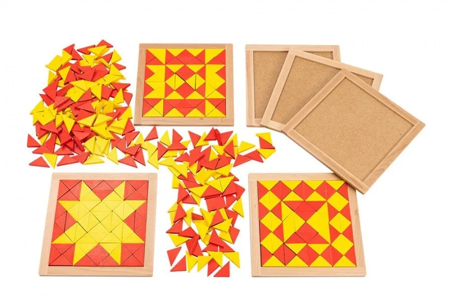 Dusyma Magisches Mosaik rot gelb KiGa Set