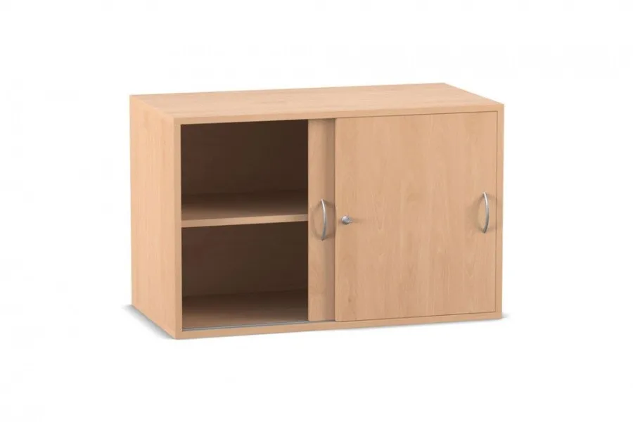 Flexeo Aufsatzschrank, 2 Fächer, Schiebetüren, Breite 94,4 cm
