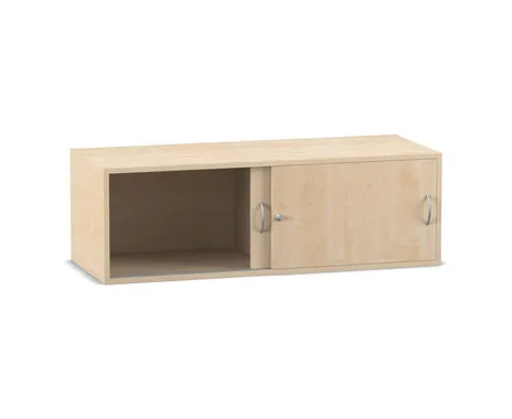 Flexeo Aufsatzschrank, 2 Fächer, Schiebetüren, Breite 126,4 cm