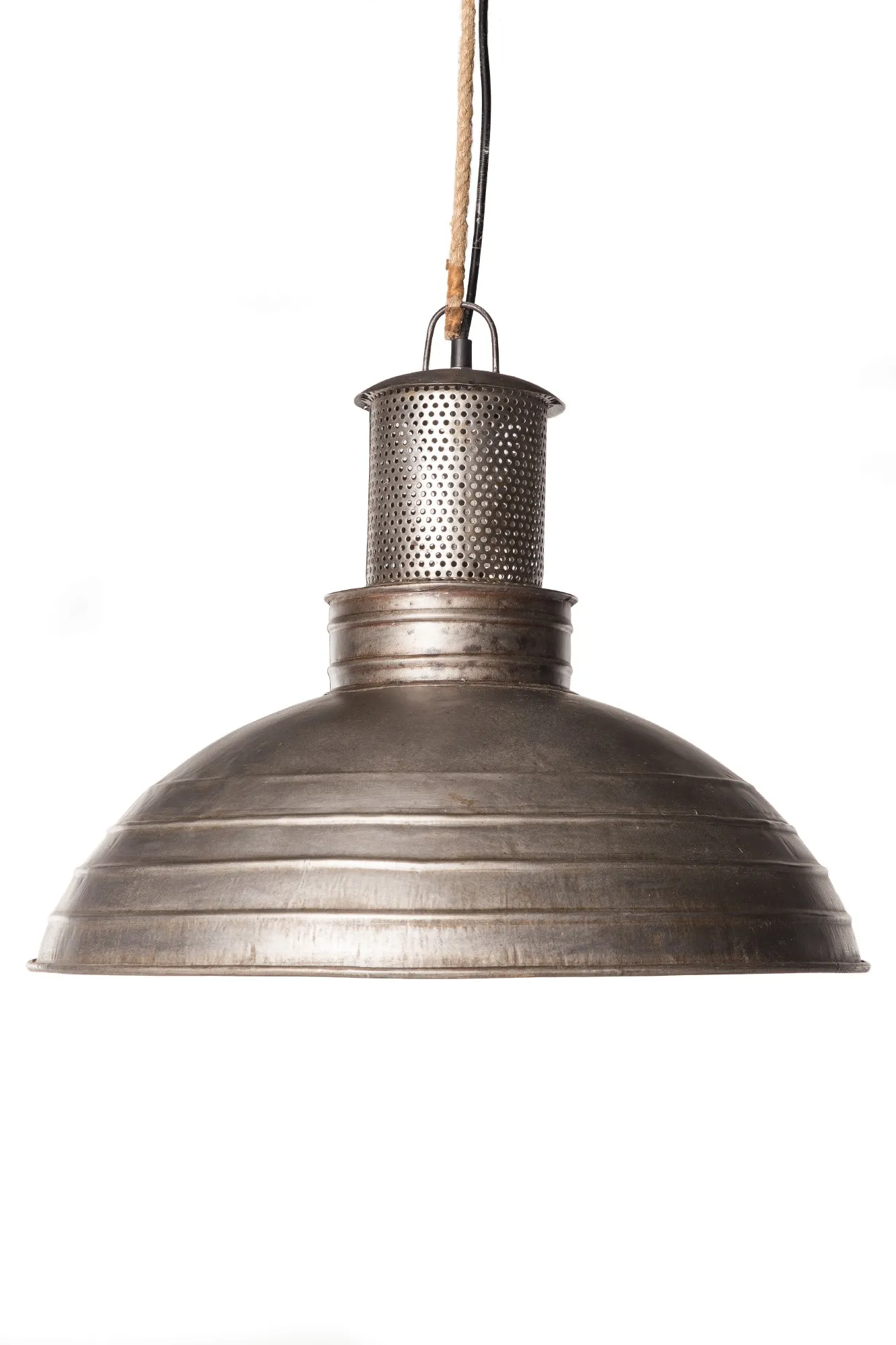 Lampe 'Darkgrey', graphitgrau, Ø 48 cm, H 40 cm