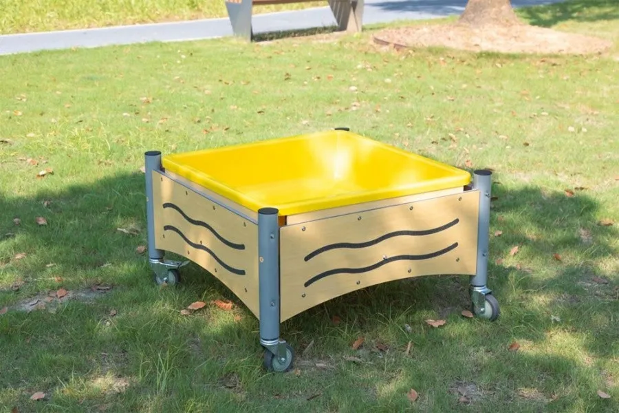 Wisdom Mobiler Matschtisch, quadratisch