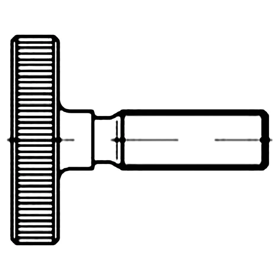 TOOLCRAFT  112077 Rändelschrauben M5 16 mm DIN 653 Stahl Schrauben Montage