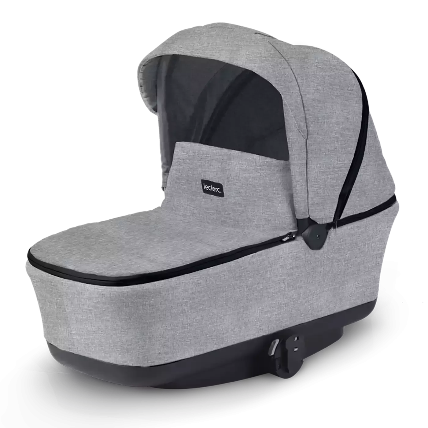 Leclercbaby Babywanne Wanne Babywanne Grau Melange Kinderbadewanne Kinderwanne