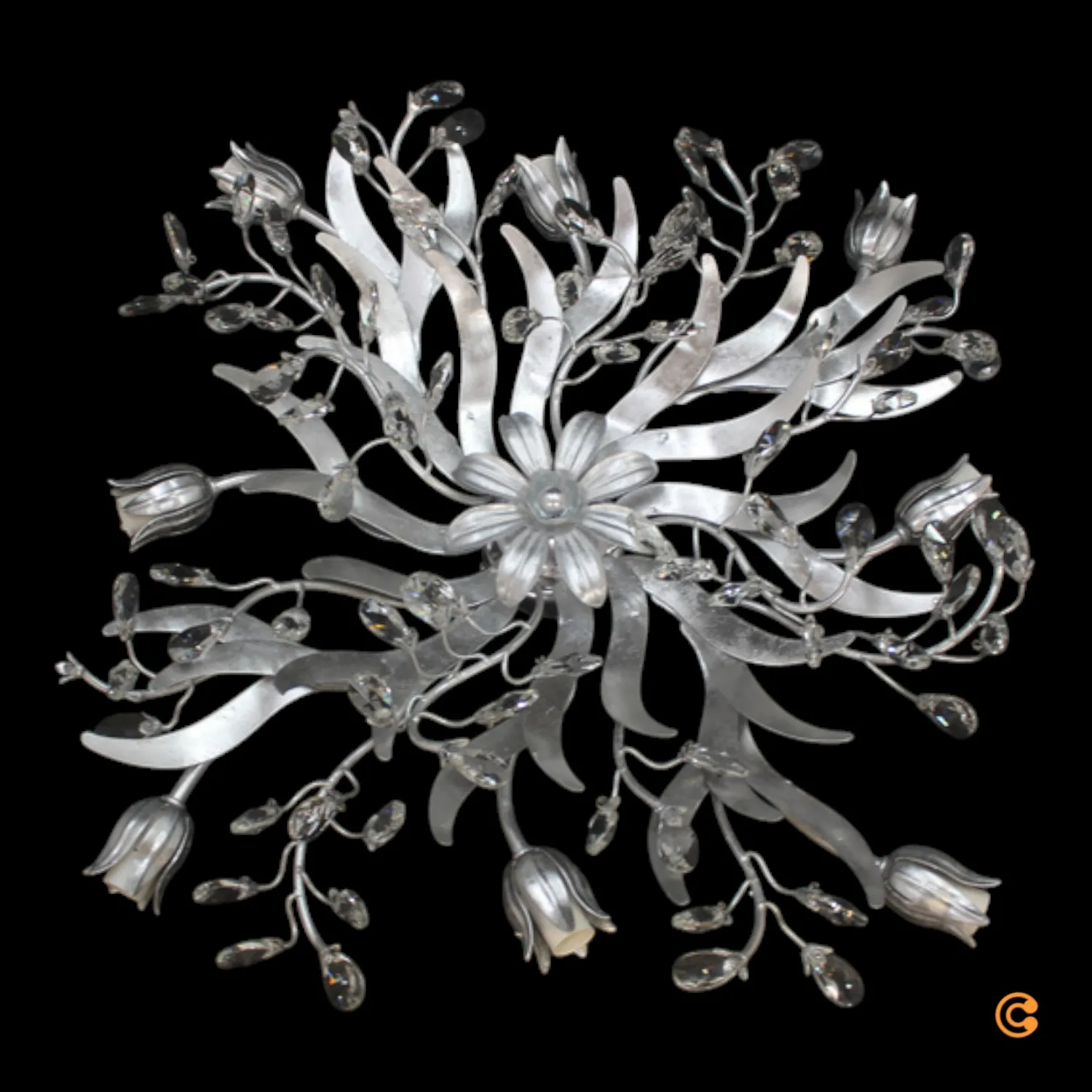 Florentiner Deckenlampe Leuchte Sara 8-flammig Beleuchtung Innenleuchte LED