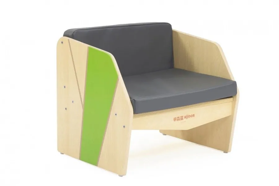 Wisdom Kleiner Stuhl mit Sitzkissen