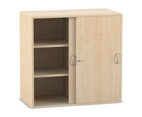 Flexeo Aufsatzschrank, 6 Fächer, Schiebetüren, Breite 94,4 cm