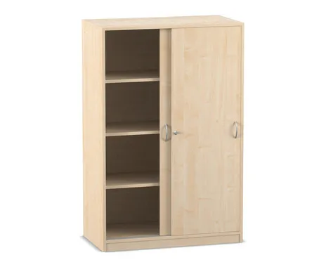 Flexeo Schiebetürenschrank, 4 Fächer, Breite 94,4 cm