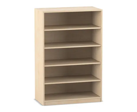 Flexeo Regal, 1 Reihe, 5 Fächer, mittelhoch