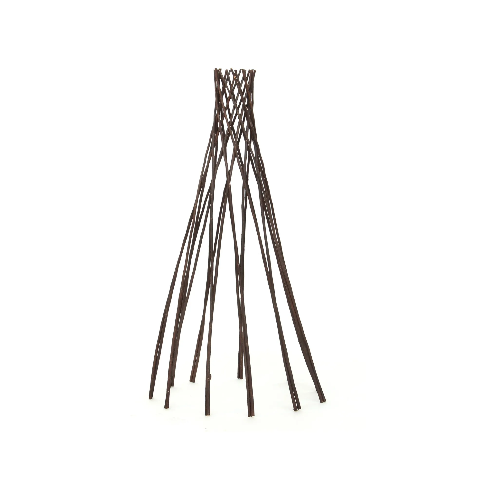 Weide-Rankgitter in Säulenform, natur, H 120 cm