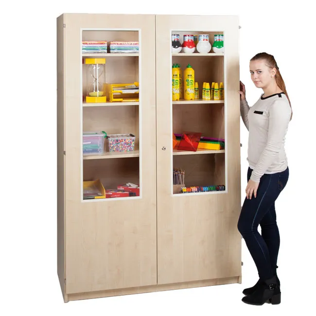 Conen Hochschrank, 95 cm breit, mit verglaster Tür