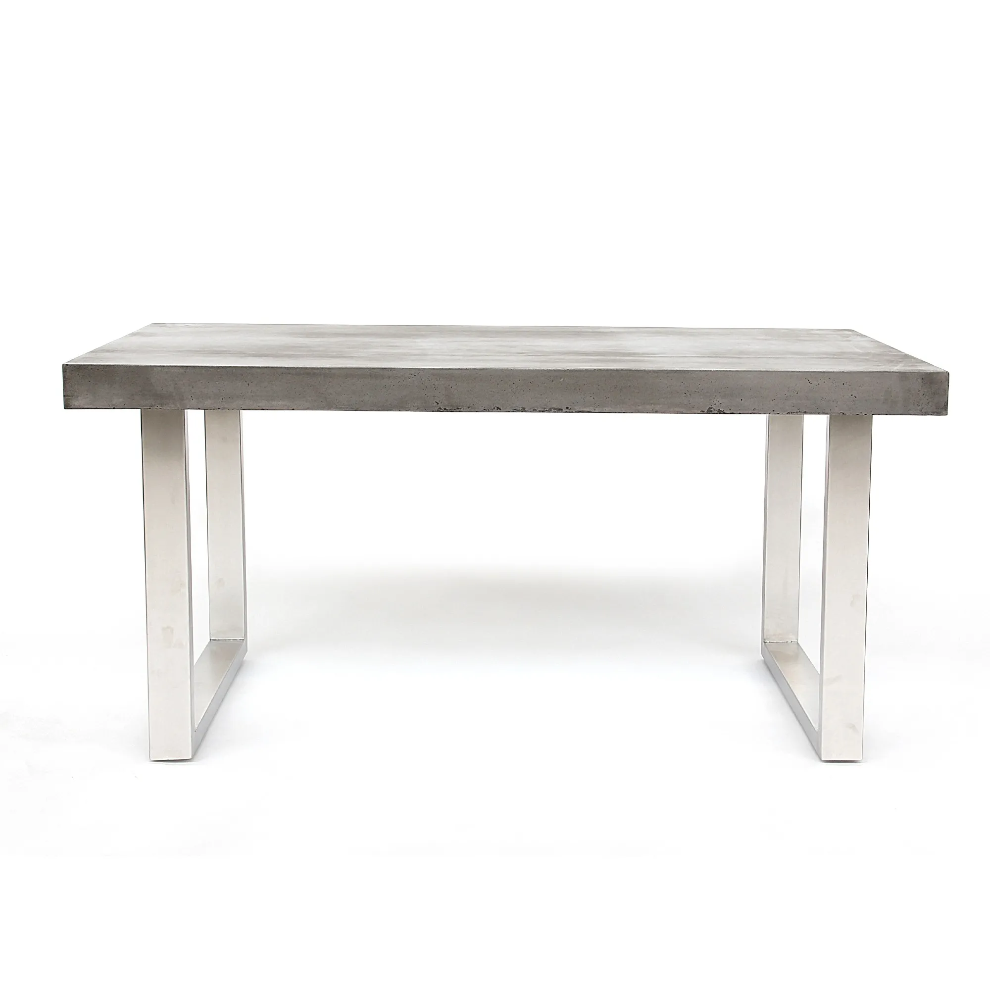 Tisch 'Union Square', Beton, Edelstahl, B 200 cm, T 100 cm, H 76 cm