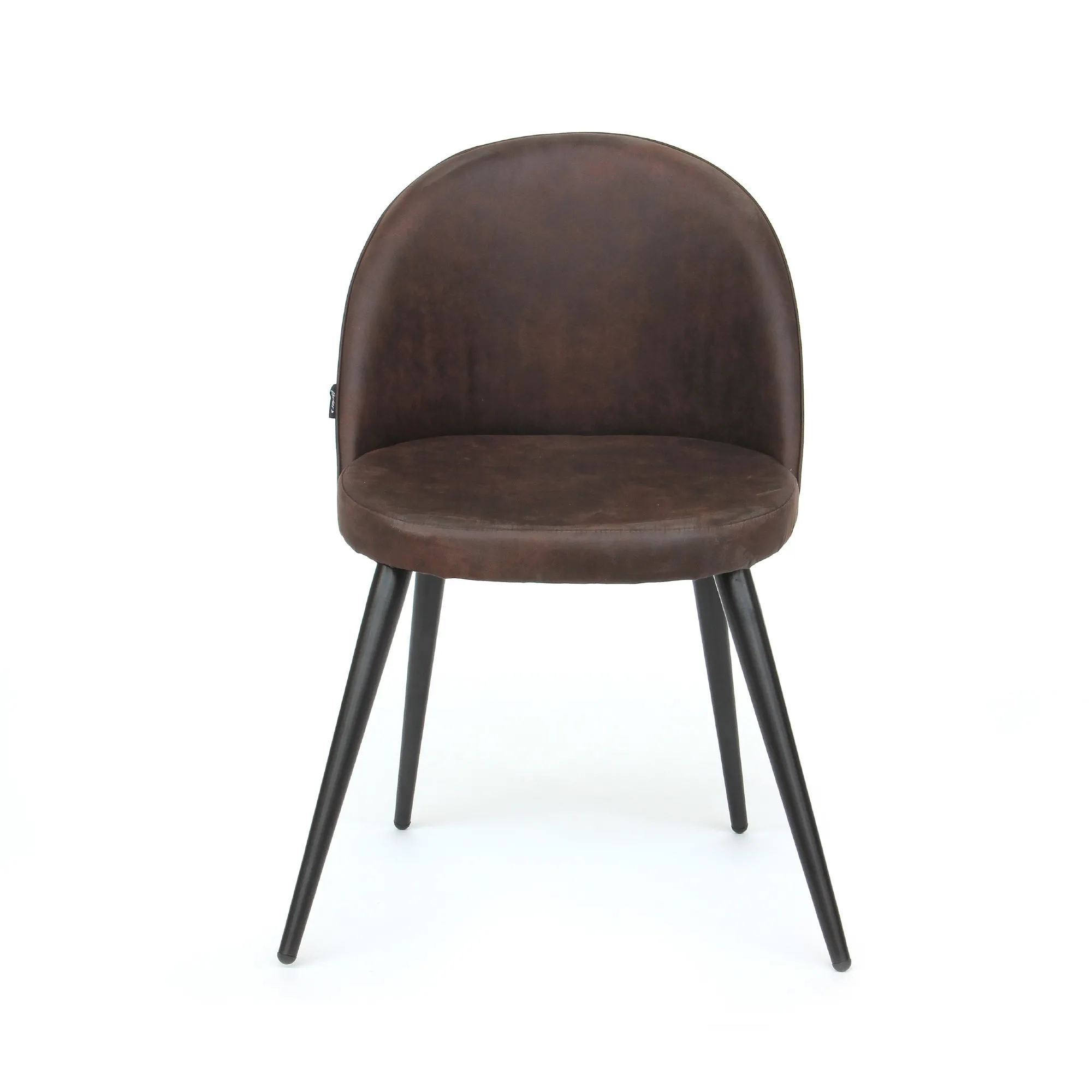 Lehnstuhl 'Yonne', braun, T 50 cm, B 50 cm, H 80 cm