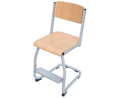 Betzold Fußrastenstuhl mit Holzsitzschale