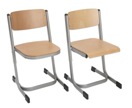 Betzold Schülerstuhl mit Doppel-U-Fuß, höhenverstellbar