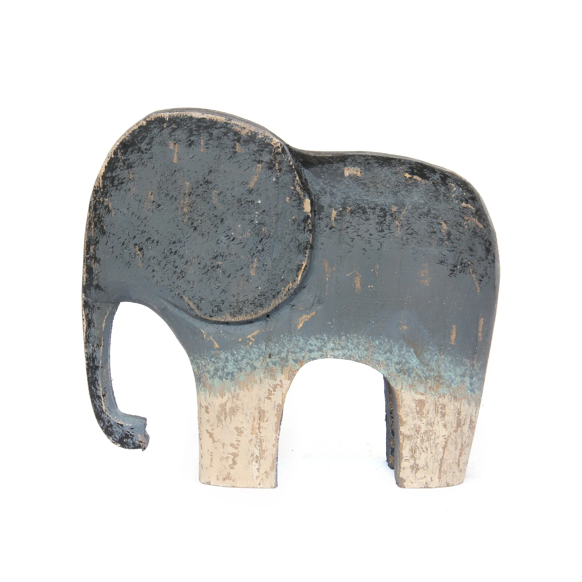 Elefant, natur, T 7 cm, B 25 cm, H 21 cm
