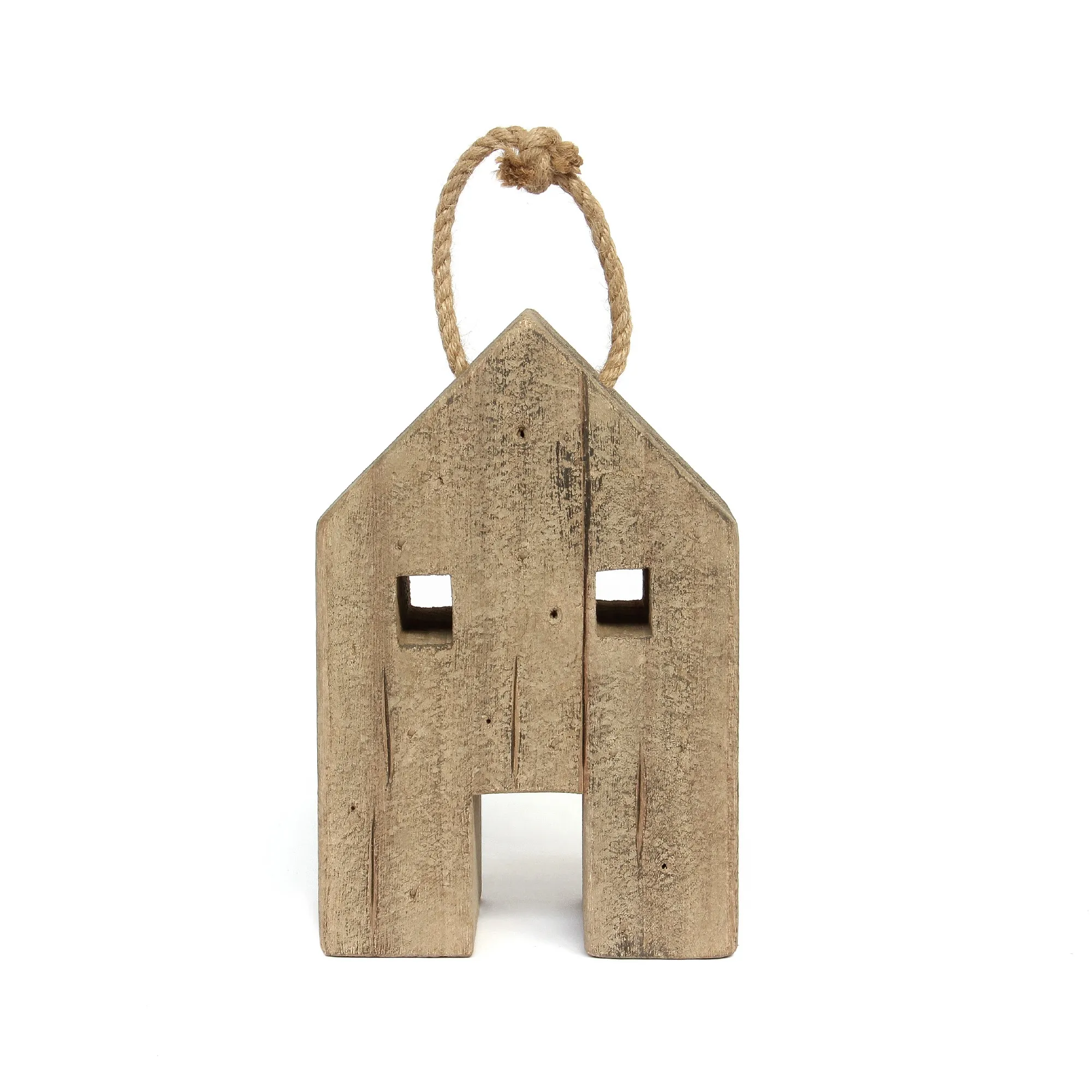 Haus hängend, natur, T 10 cm, B 16 cm, H 24 cm