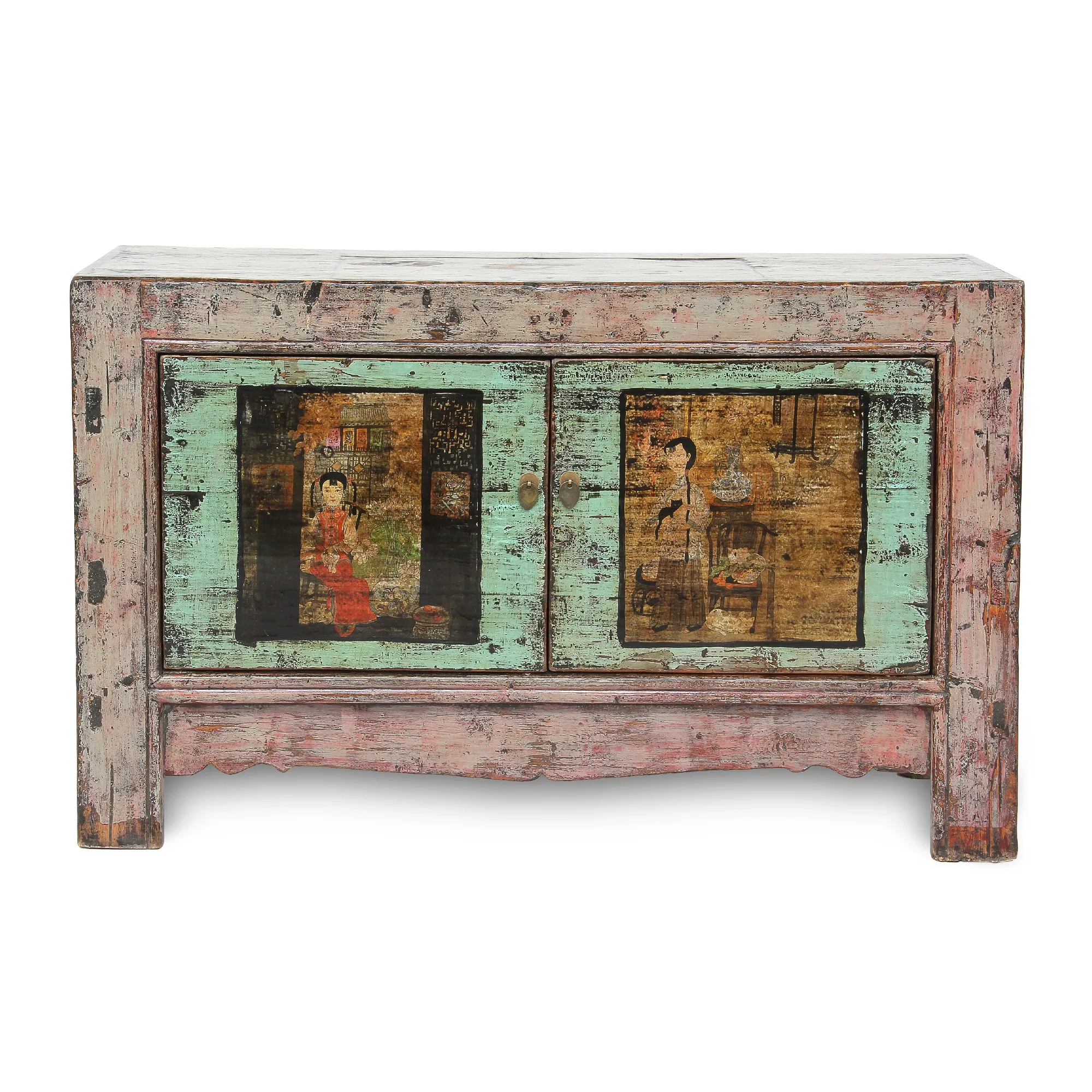 Sideboard 'Lisbeth', 2 Türen, antik, T 43 cm, B 136 cm, H 85 cm