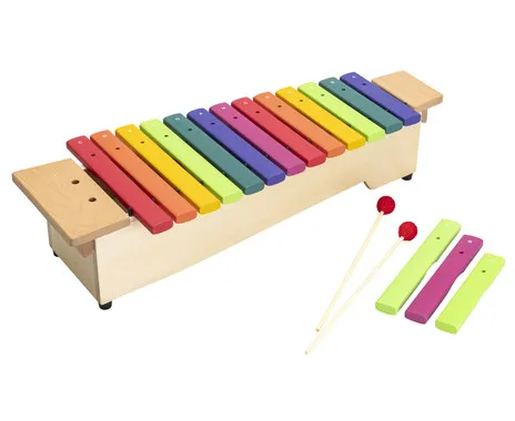 Betzold Sopran-Xylophon in Boomwhackers®-Farben, diatonisch