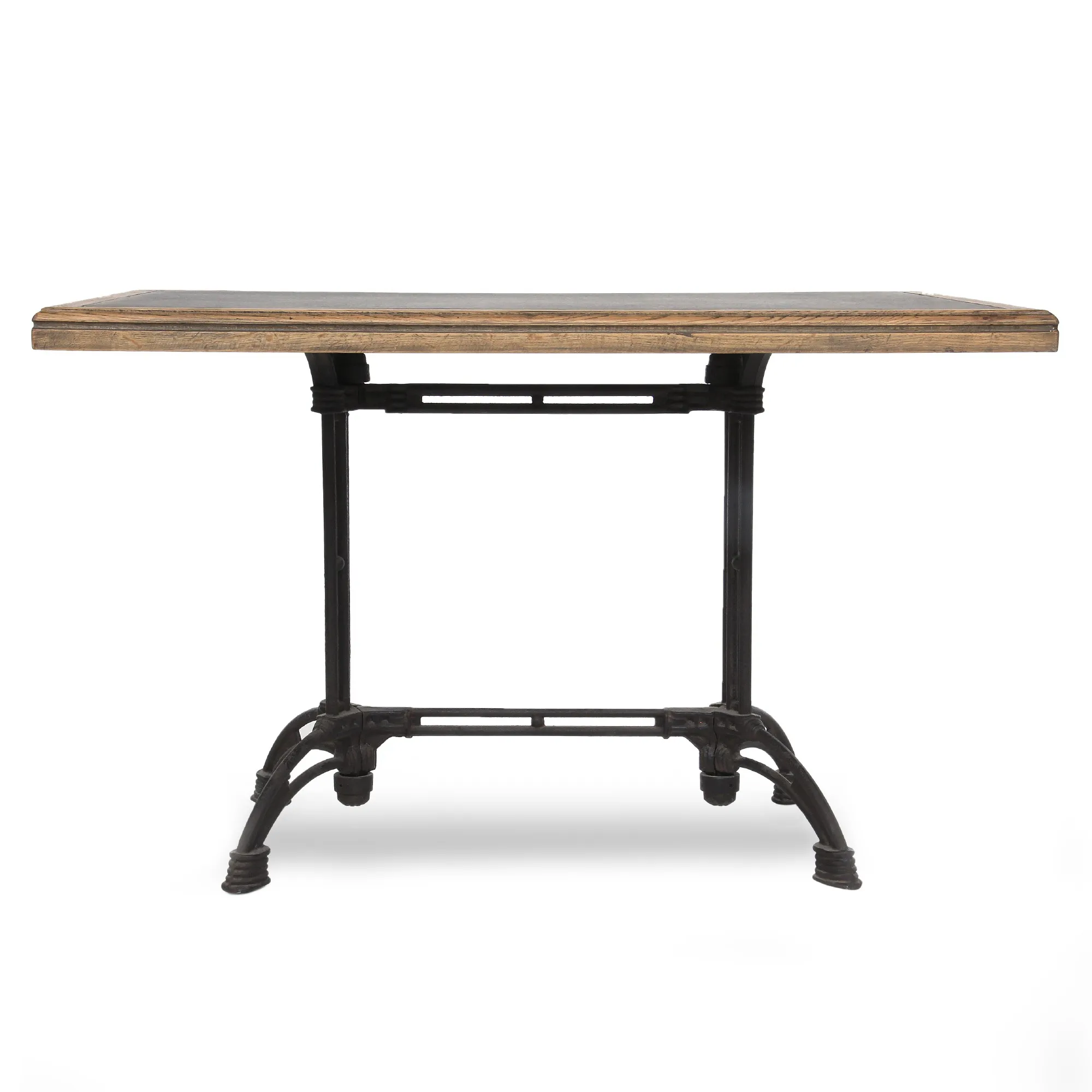 Tisch 'Kamalia', braun, schwarz, T 80 cm, B 120 cm, H 76 cm