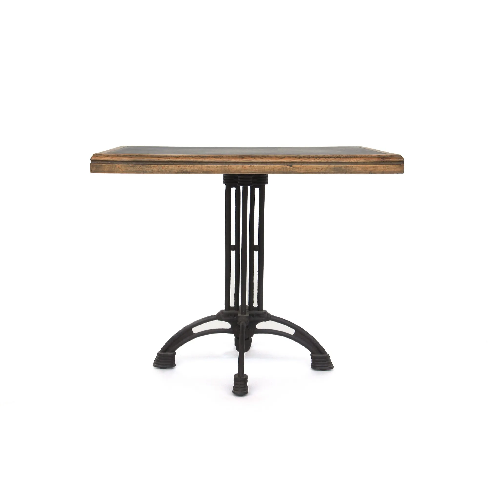 Tisch 'Turbat', braun, schwarz, T 80 cm, B 80 cm, H 76 cm