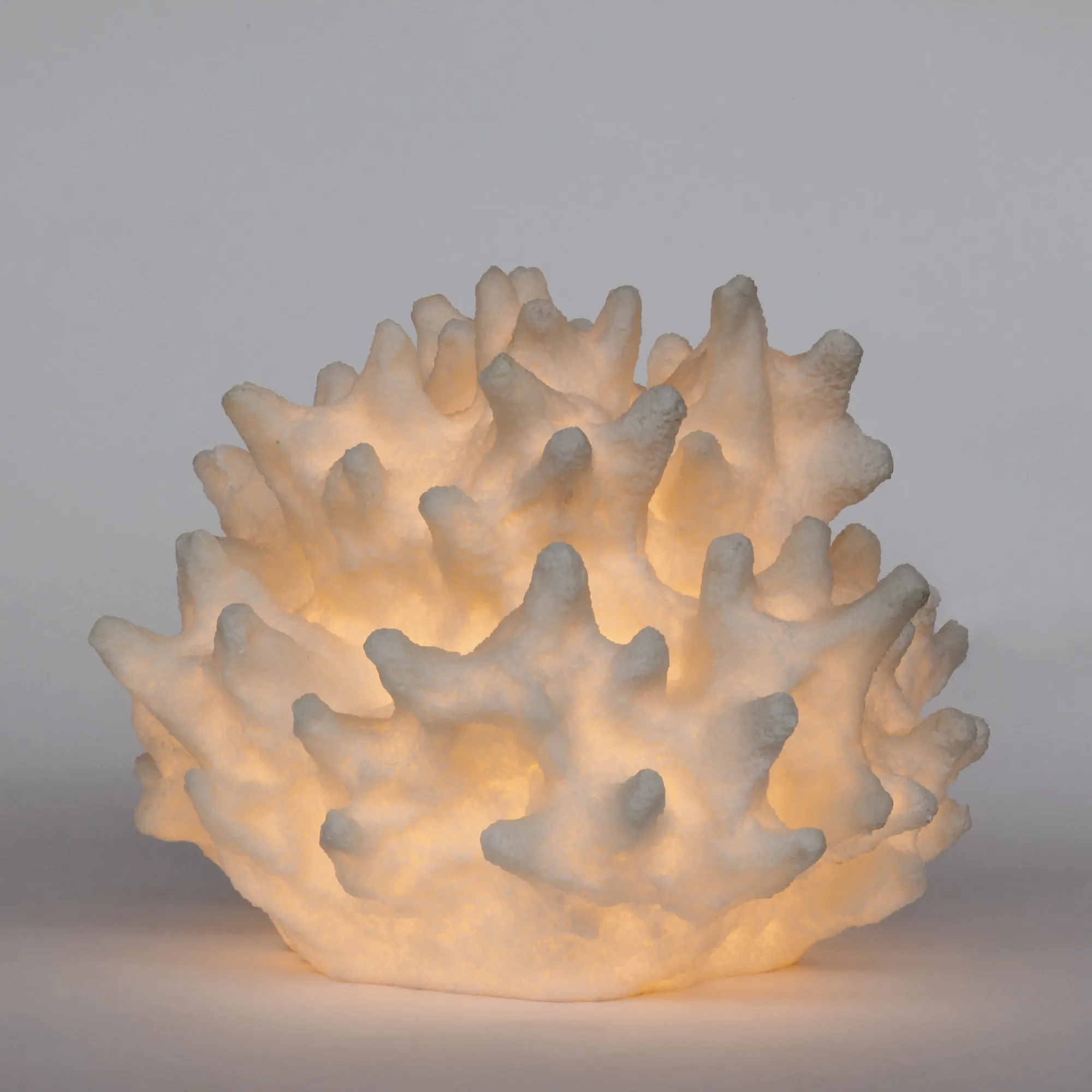 Leuchte 'Feuerkoralle', weiß, T 36 cm, B 35 cm, H 30,5 cm