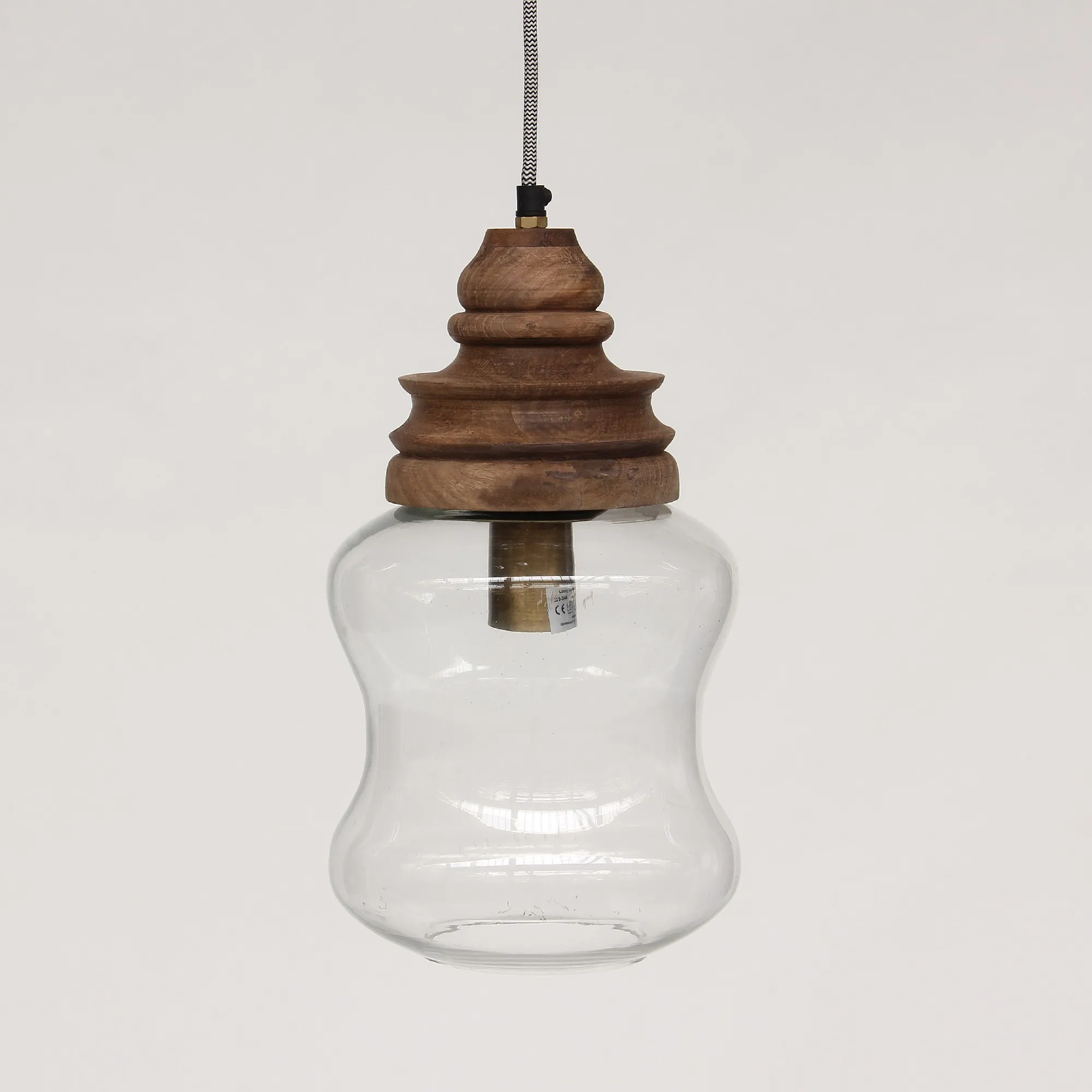 Lampe 'Bubble', braun, Ø 21 cm, H 38 cm
