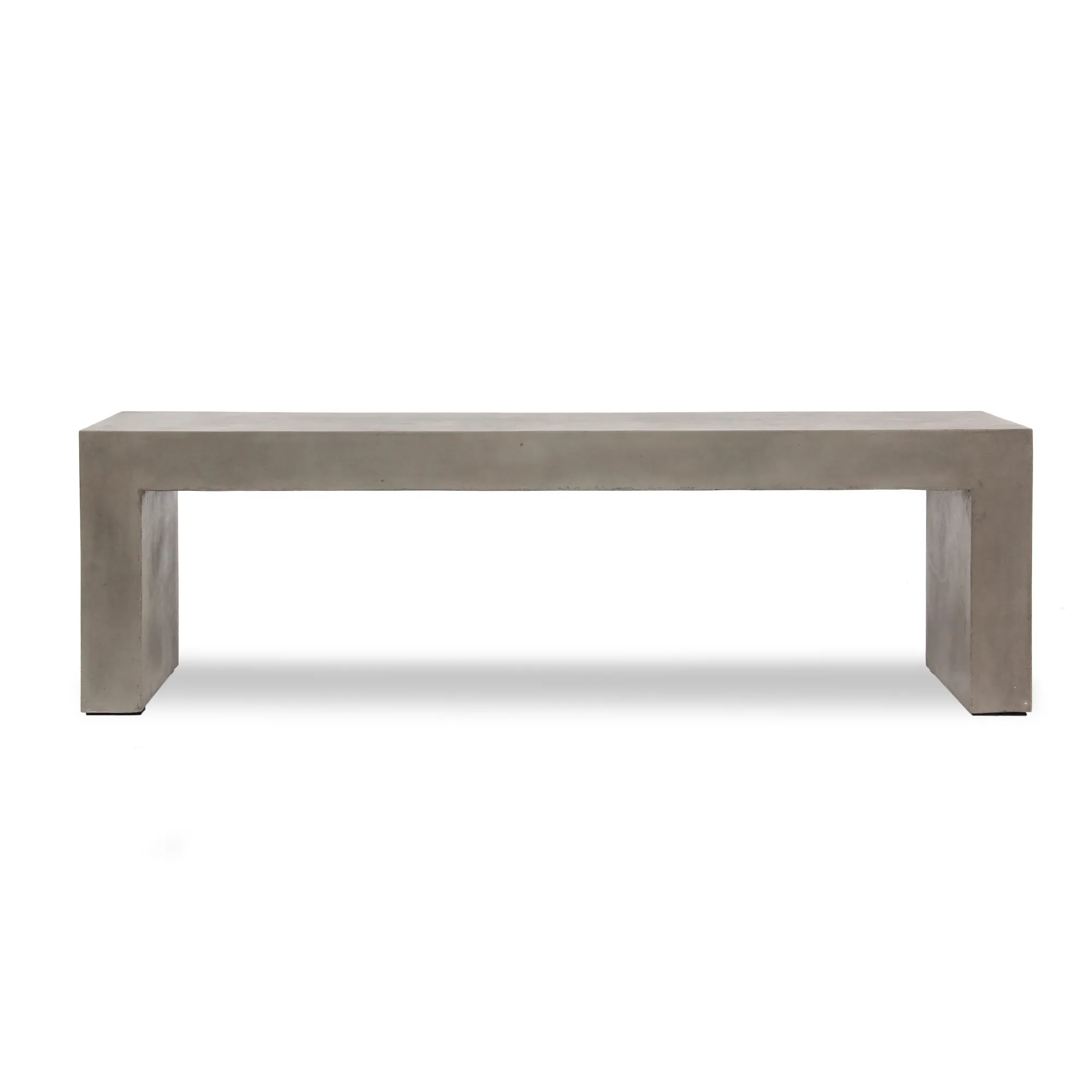 Bank 'Tribeca', grau, T 40 cm, B 160 cm, H 47 cm