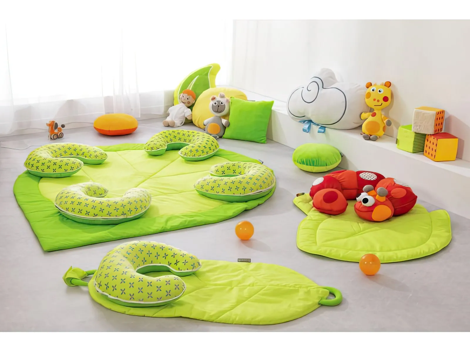 Wesco Stützkissen für Babys mit Matte