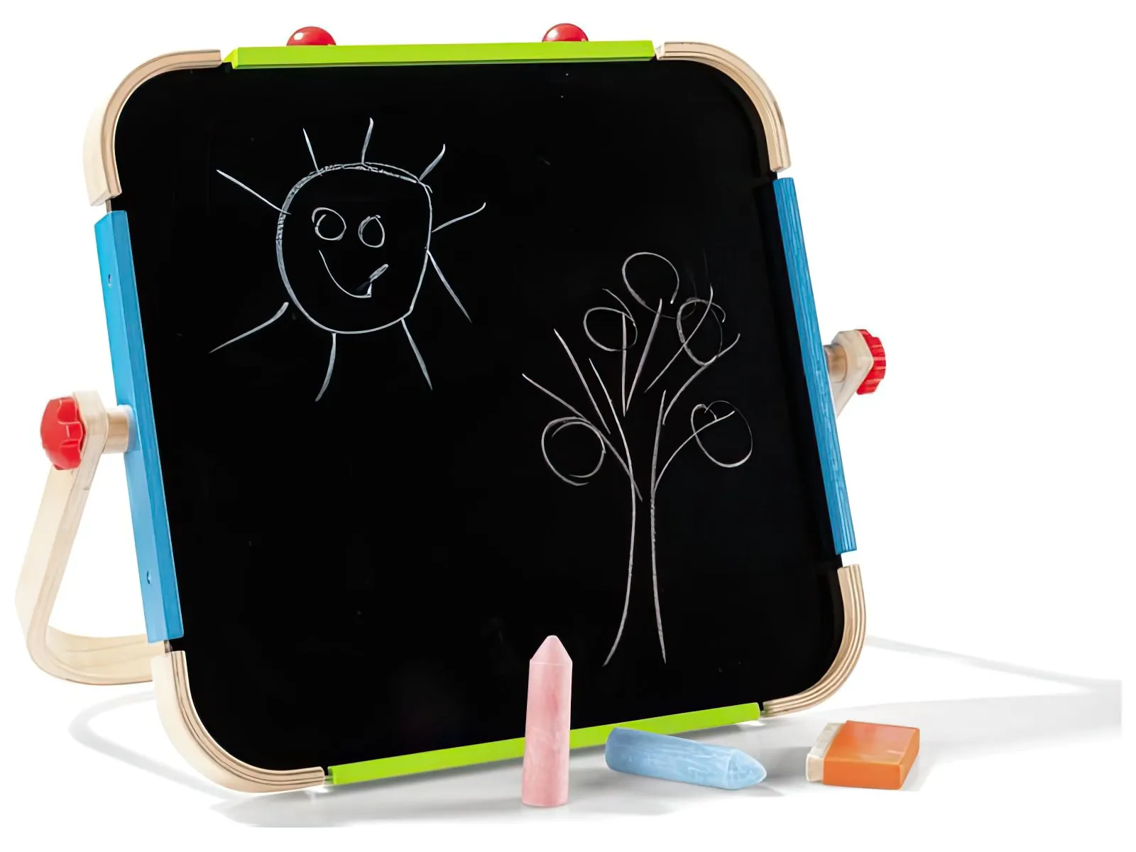 Wesco Staffelei mit Kreidetafel und magnetische Whiteboardoberfläche