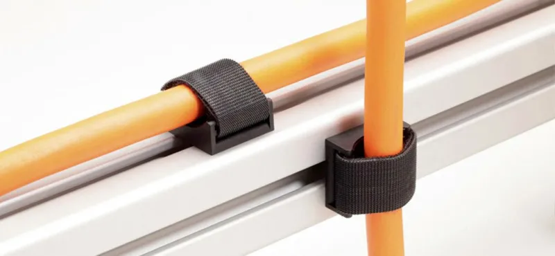 Hebotec Klettbandsockel Klebesockel Sockel Polyamid Glasfaserverstärkt 10 Stück B-Ware