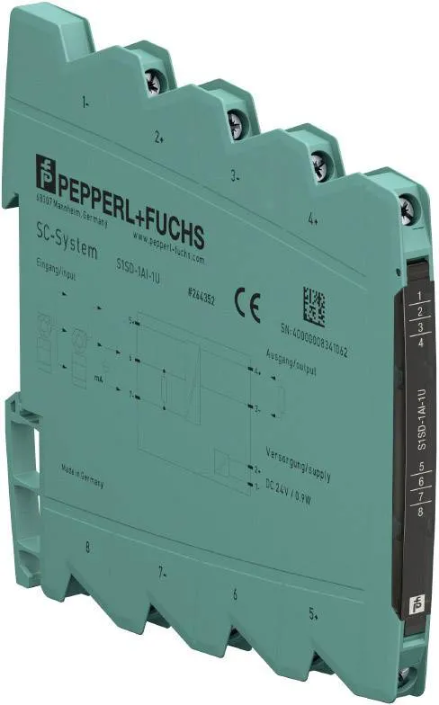 Pepperl+Fuchs Transmitterspeisegerät S1SD-1AI-1U Messgerät Messumformer 2 STÜCK
