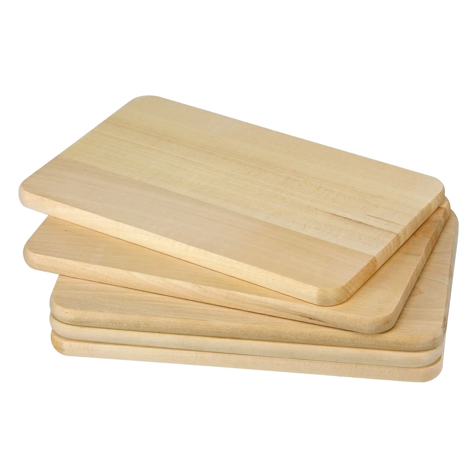 5x Frühstücksbrettchen Holz