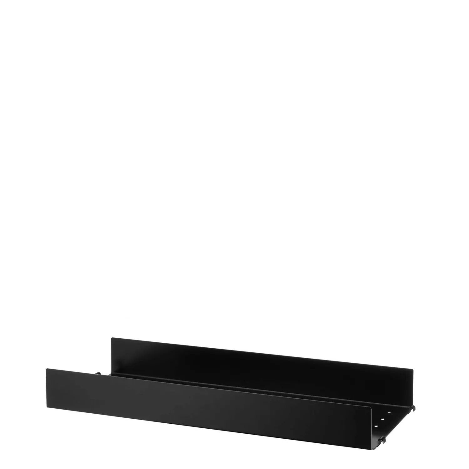 String Regalboden Regal Metallregal Hängeregal Metall Hoch Schwarz 58 X 20 Cm B-Ware