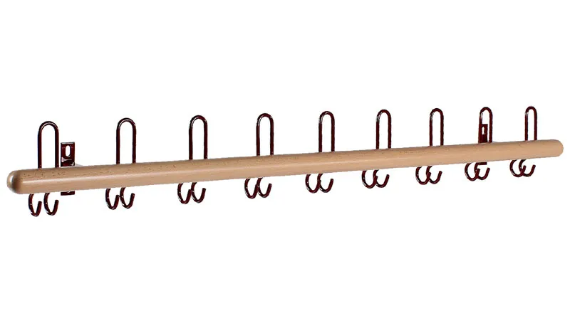 Wagner Wandgarderobe, Buche, Haken nach vorne