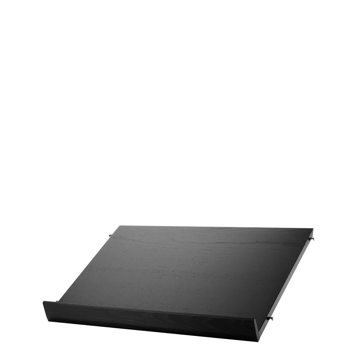 String Zeitschriftenablage Zeitungsständer 58x30cm Furnierholz Schwarz Gebeiz583 B-Ware