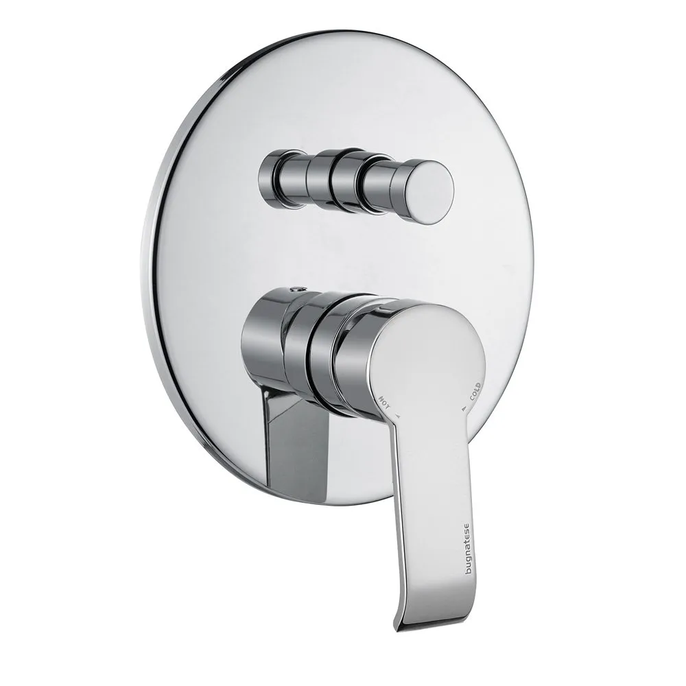 BUGNATESE TESS EINBAUBRAUSEBATTERIE AUTOMATIK UMSTELLER VERCHROMT