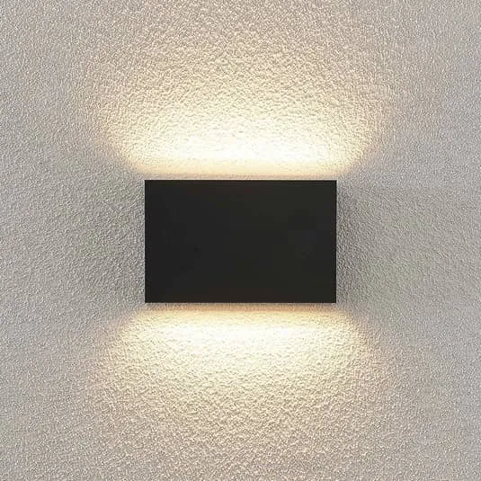 Lindby Jarte Led Außenwandleuchte Außen Wandleuchte Wandleuchte Updown Dunkelgrau B-Ware