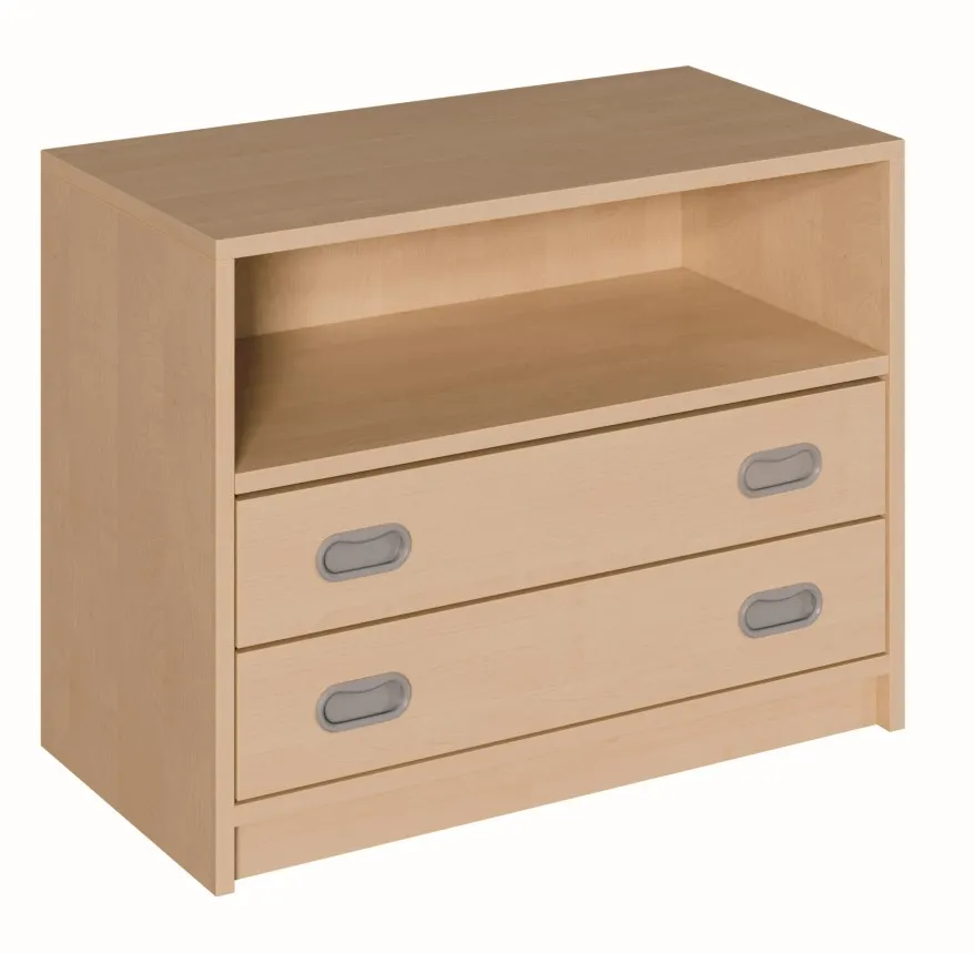 Schrank mit breiten Dekorschüben inkl. Fach, Breite 102 cm