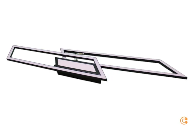 Just Light Led Deckenleuchte Asmin Cct Schwarz 100 X 17,9 Cm Deckenlampe Lampe B-Ware