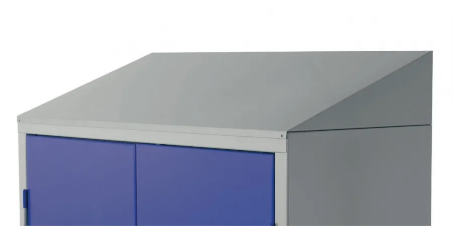 Orgami Stahlschrank - Schrägdachaufsatz