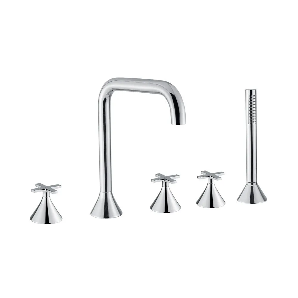 BUGNATESE ORION BADEWANNENRANDMISCHER 5 LÖCHER VERCHROMT