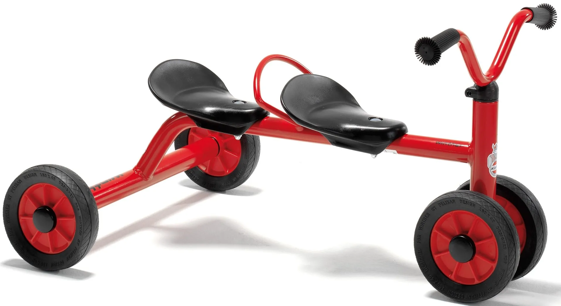 Winther MINI VIKING Rutsch Dreirad für zwei Personen