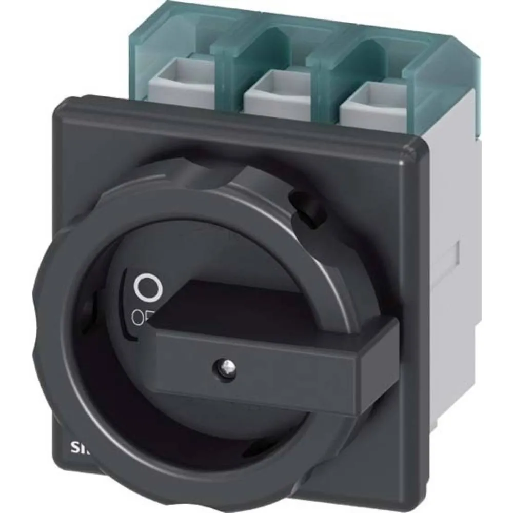 Siemens Lasttrennschalter Schwarz 3polig 50 mm² 125 A 690 V/AC Trennschalter