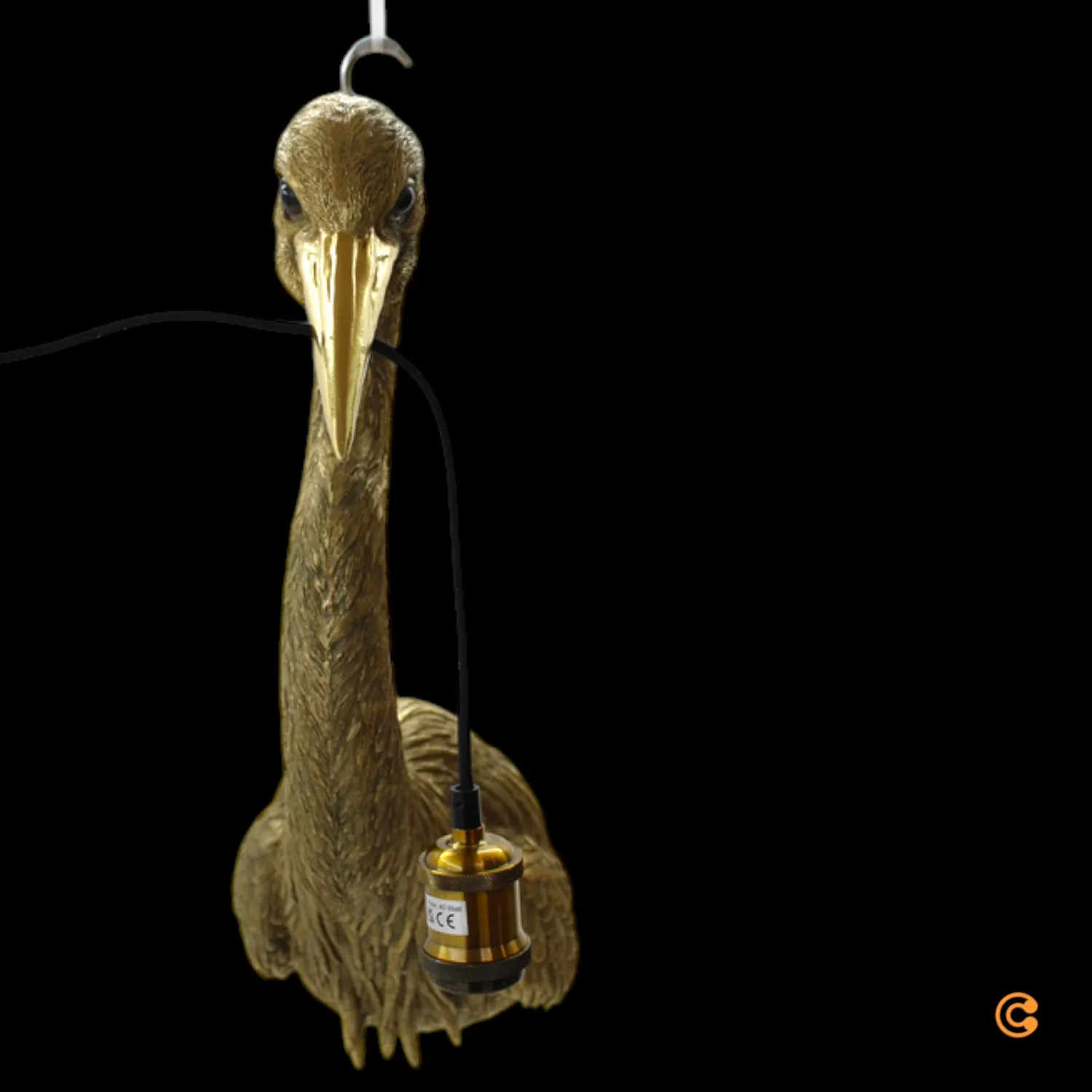 Kare Animal Heron Wandleuchte Wohnzimmerleuchte Bilderleuchte Spiegelleuchte E27 B-Ware