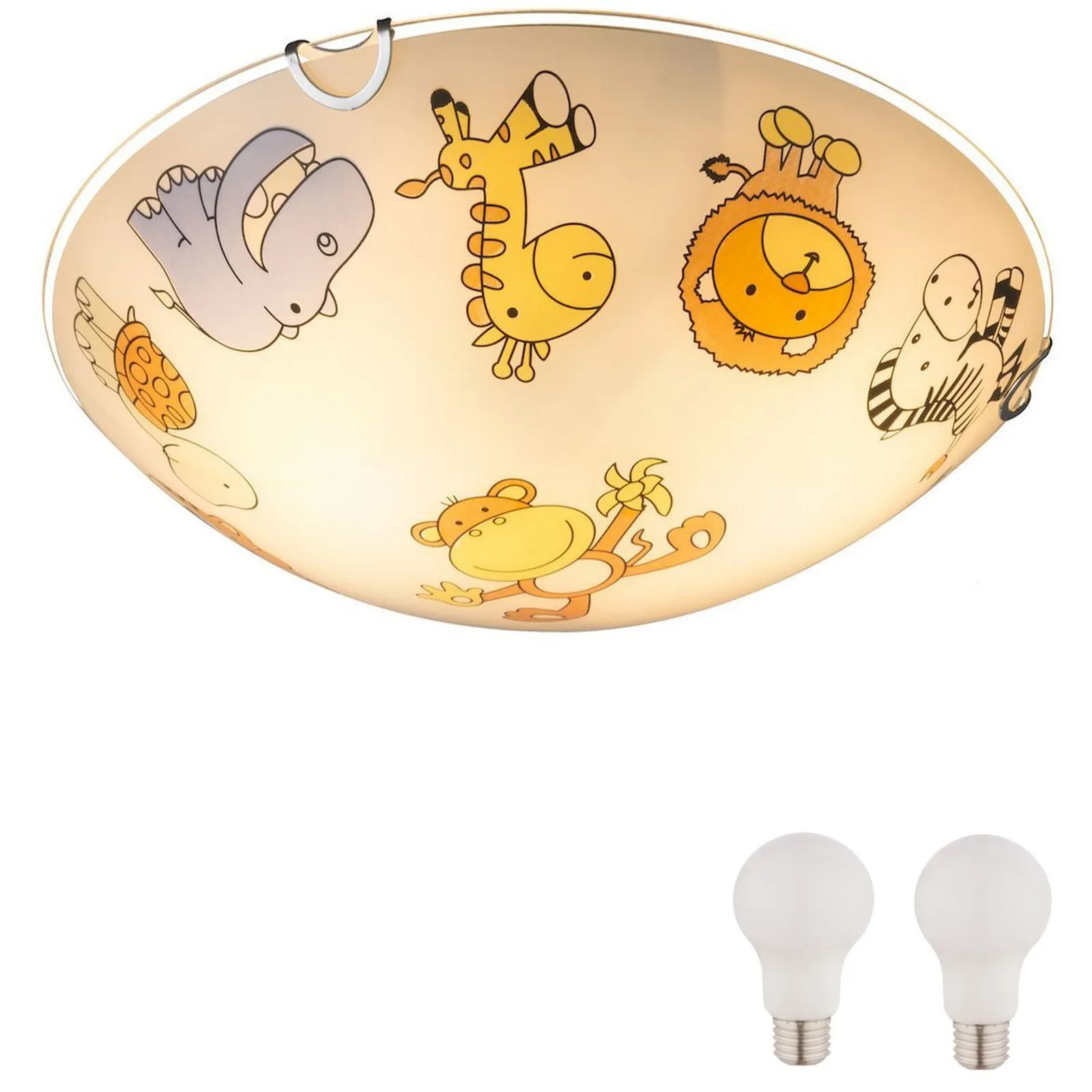 Deckenleuchte Kinderzimmer LED Kinderlampe Tiere Junge Mädchen Zoo DL1112
