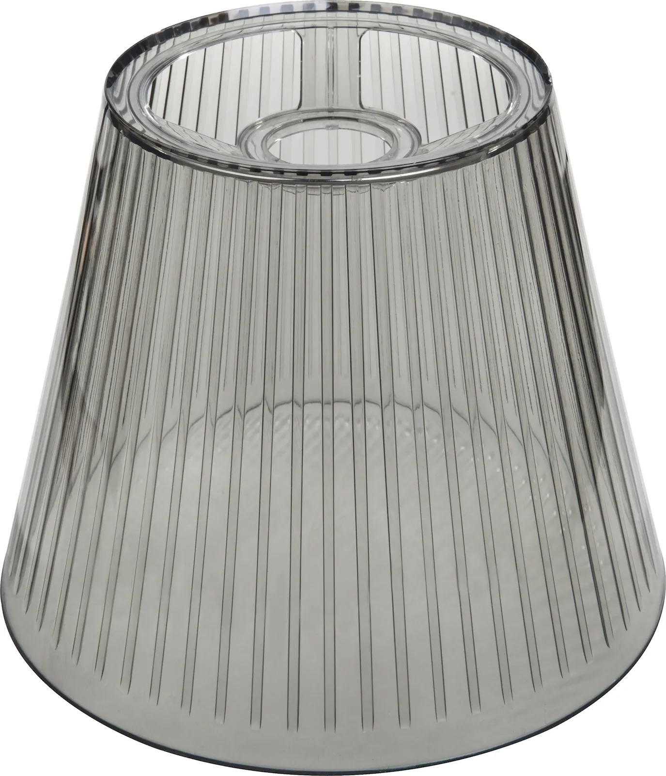 Lampenschirm Schirm Ersatzschirm transparent Tischleuchte rauch 15127S