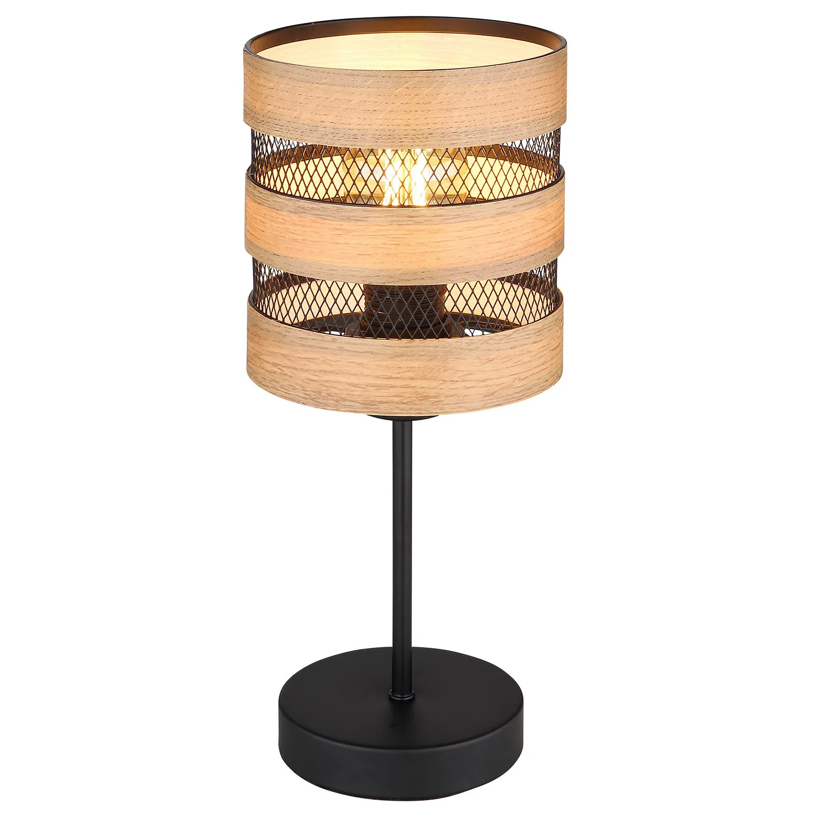 Tischleuchte Wohnzimmer mit Schalter Tischlampe Schlafzimmer Flur 15650T