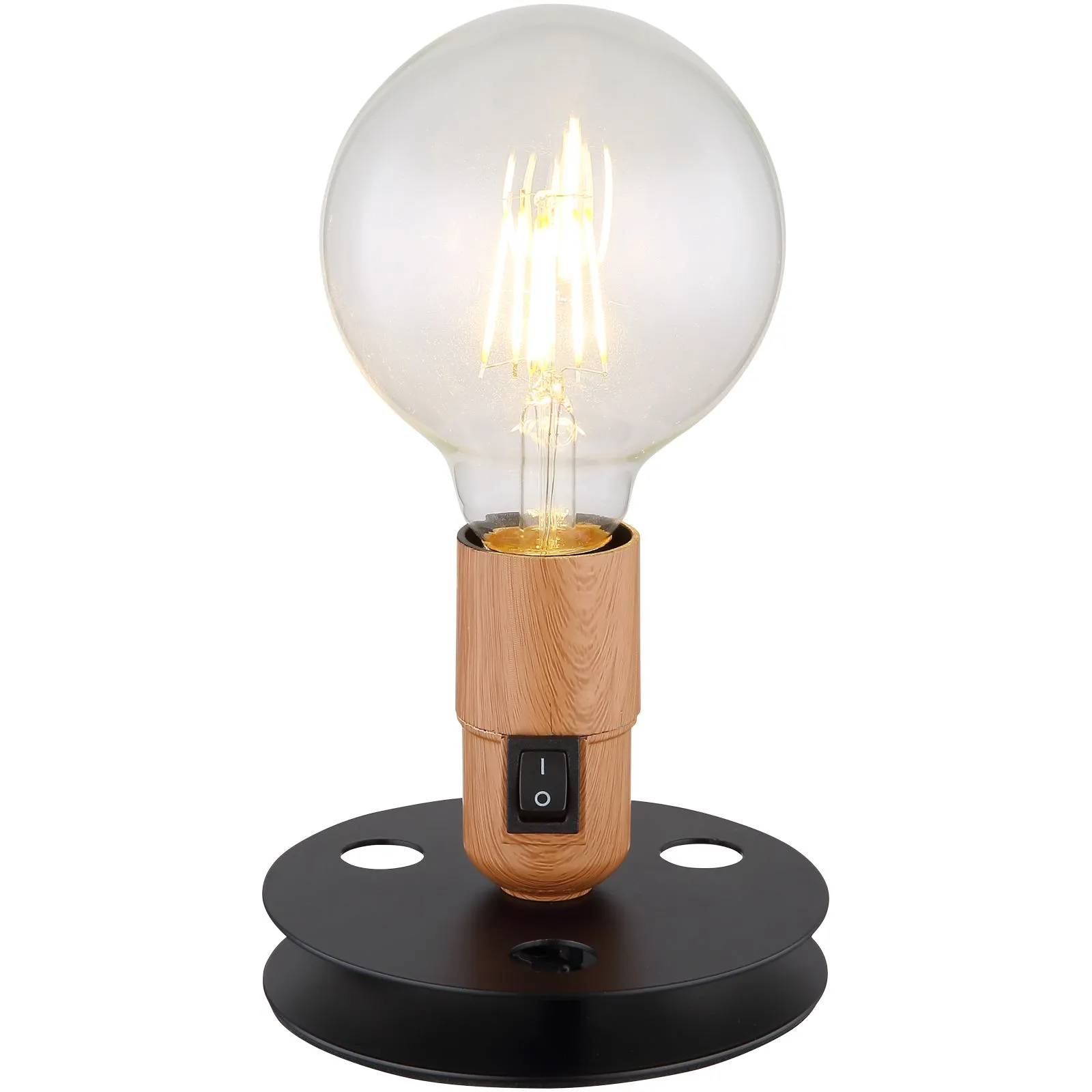 Tischlampe Schlafzimmer Tischleuchte Wohnzimmer mit Schalter Flur 24020W