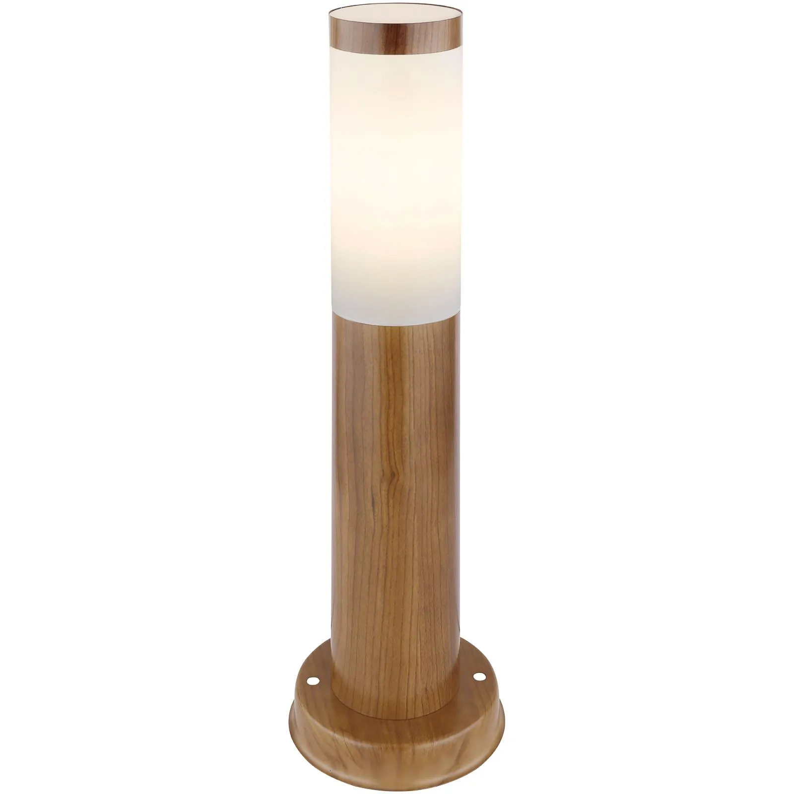 Außenleuchte Sockelleuchte Wegeleuchte Standleuchte Außen Holz Optik 3158W